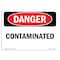 Signmission Safety Sign, OSHA Danger, 7" Height, 10" Width, Contaminated, Landscape OS-DS-D-710-L-1832 - alternate 1